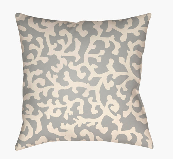 Livabliss Litchfield Woven Polyester Accent Pillow Structured Square Throw for Modern Living LTCH1391-1818