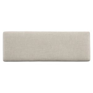 Bernhardt Bernhardt Upholstered Tribeca Bench With Barlow Textured Steel Base, 55.75" W — Transitional Flair 333506