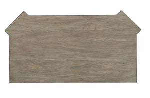 A.R.T. Furniture Arch Cady Nightstand With Usb Ports - Elegant New Traditional Design In Parch Finish & 3 Drawers Brown, Gray Elm And Parrawood Solids,Cathedral Elm Veneers,Metal,Acrylic 233140-2802