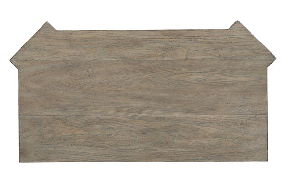 A.R.T. Furniture Arch Cady Nightstand With Usb Ports - Elegant New Traditional Design In Parch Finish & 3 Drawers Brown, Gray Elm And Parrawood Solids,Cathedral Elm Veneers,Metal,Acrylic 233140-2802