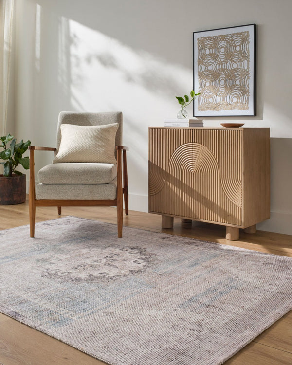 Livabliss Luton Hand Tufted Polyester Accent Rug Transitional Style for Entryways and Hallways Mauve, Dusty Ro 9' x 12' LTN2300-912