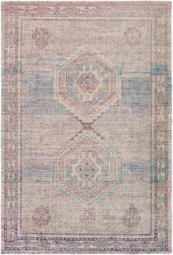 Livabliss Luton Hand Tufted Polyester Accent Rug Traditional Pattern for Entryway or Bath Dusty Rose, Fad 5' x 7'6" LTN2301-576