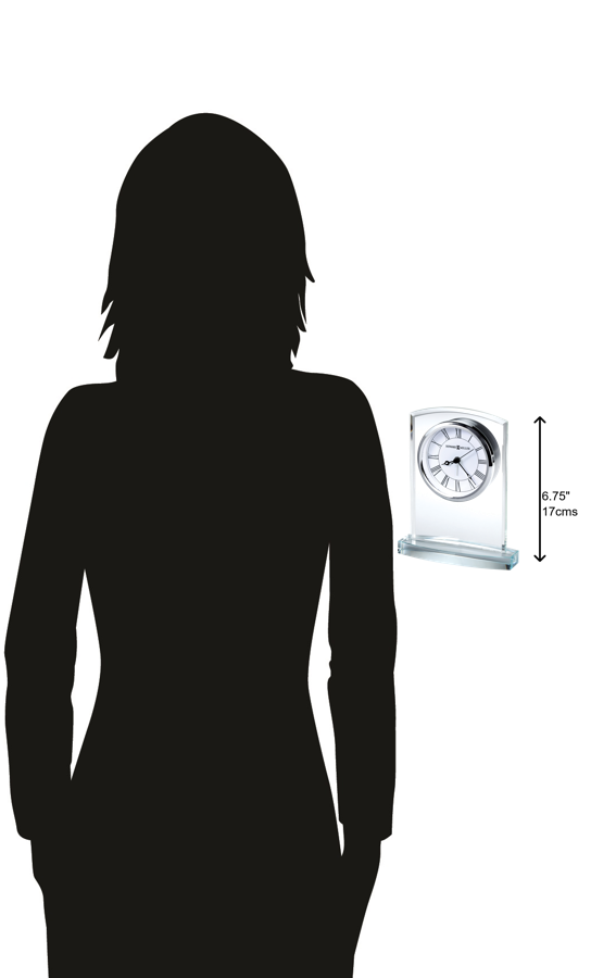 Hekman Furniture 645824 Elegant Crystal Table Clock With Quartz Movement – Timeless Beauty For Any Space  Talbot Tabletop Clock 645824