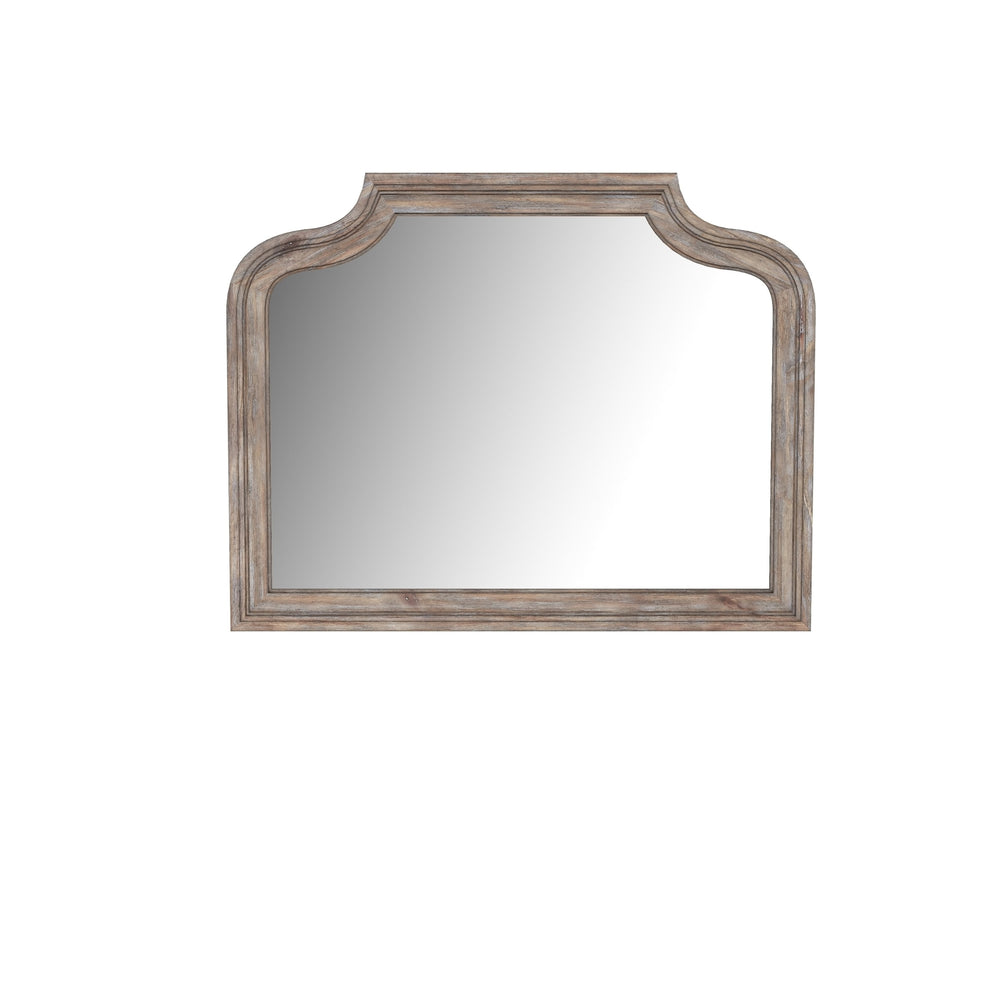 A.R.T. Furniture Etienne Mirror - Elegant New Traditional Design In Greystone With 1.25" Beveled Edge For Charm Gray Materials, Pine Solids And Veneer 317120-2610