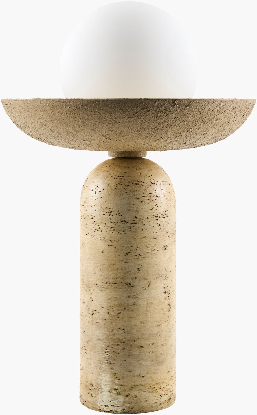Livabliss Laterza Resin Sculptural Accent Lamp Warm Ambient Glow for Bedroom or Living Room LTR-001