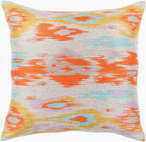Surya Liberty Woven Polyester Accent Pillow Global Artisan Pattern for Eclectic Interiors LTY001-1818P