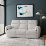 Parker House Radius - Mega Ivory Power Reclining Sofa And Recliner Off White 100% Polyester (S) Mrad-31p-mgiv