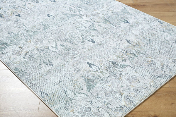 Livabliss Lorenz Traditional Area Rug Machine Woven Polypropylene Blend for Living Dining Rooms Ivory, Light Sa 5'3" x 7' LTZ2300-537