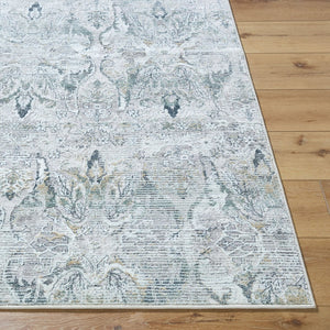 Livabliss Lorenz Traditional Area Rug Machine Woven Polypropylene Blend for Living Dining Rooms Ivory, Light Sa 5'3" x 7' LTZ2300-537