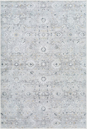 Livabliss Lorenz Medallion Area Rug Turkish Woven Polypropylene for Living and Dining Rooms Light Sage, Ivo 6'7" x 9' LTZ2303-679