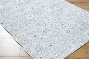 Livabliss Lorenz Medallion Area Rug Turkish Woven Polypropylene for Living and Dining Rooms Light Sage, Ivo 6'7" x 9' LTZ2303-679