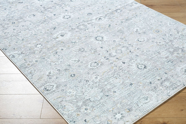 Livabliss Lorenz Medallion Area Rug Turkish Woven Polypropylene for Living and Dining Rooms Light Sage, Ivo 6'7" x 9' LTZ2303-679