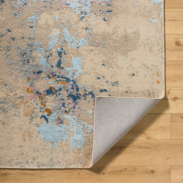 Lukla LUA-2301 9' x 12' Handmade Rug LUA2301-912  Khaki, Silver, Prairie Dust, Sage Surya