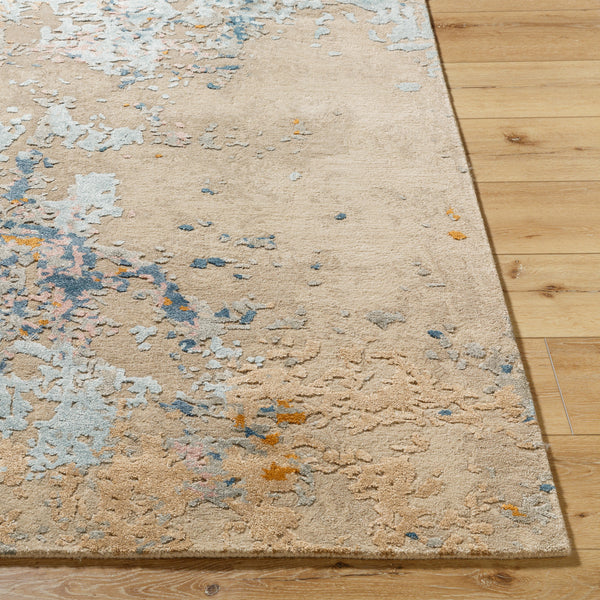 Lukla LUA-2301 9' x 12' Handmade Rug LUA2301-912  Khaki, Silver, Prairie Dust, Sage Surya