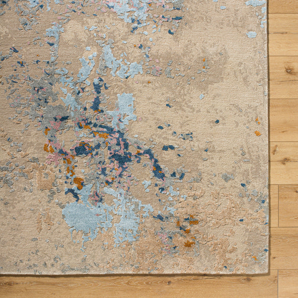 Lukla LUA-2301 9' x 12' Handmade Rug LUA2301-912  Khaki, Silver, Prairie Dust, Sage Surya