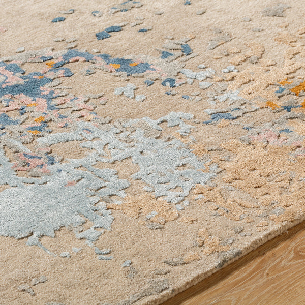 Lukla LUA-2301 9' x 12' Handmade Rug LUA2301-912  Khaki, Silver, Prairie Dust, Sage Surya