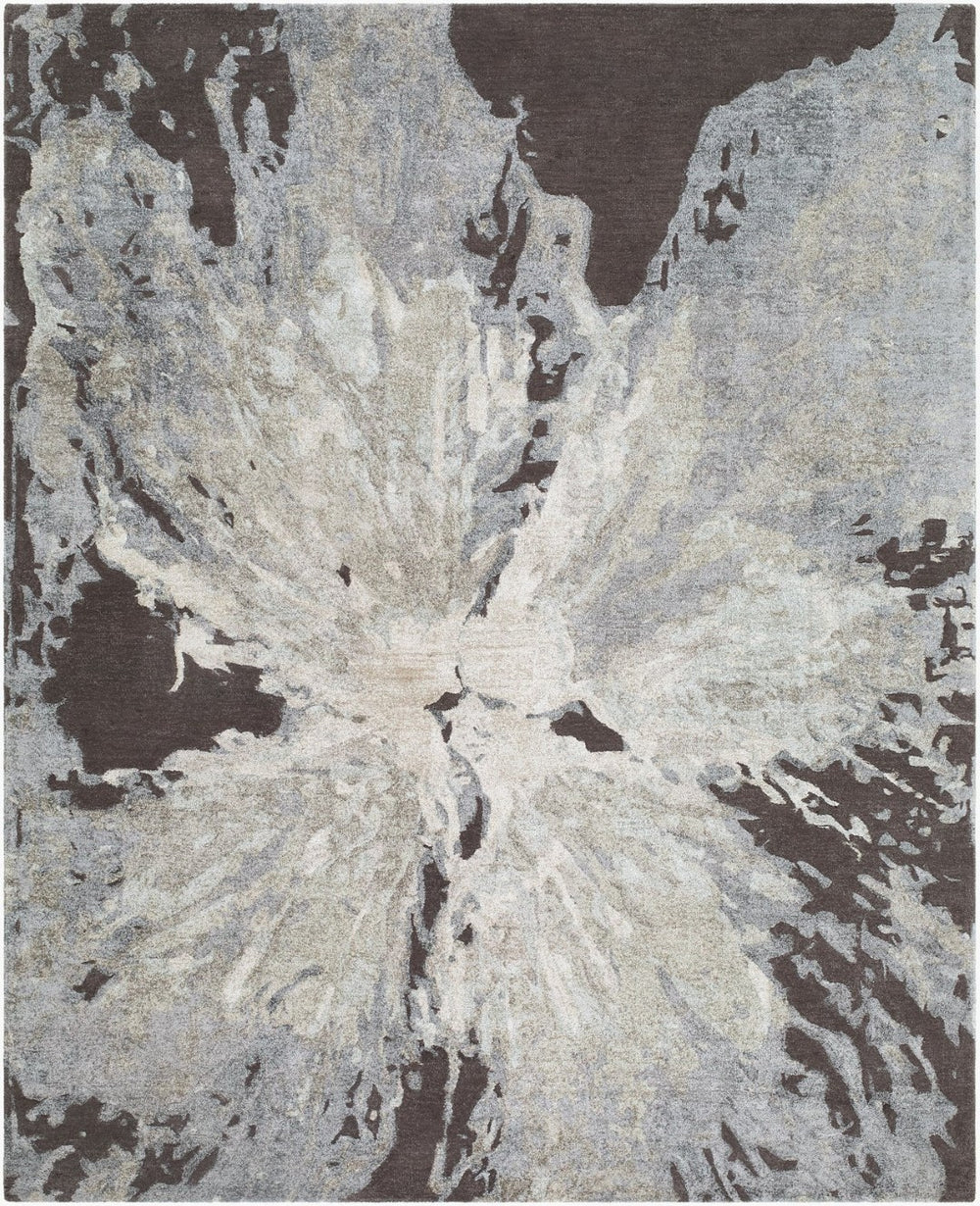 Surya Lukla Art Deco Hand Tufted Wool Viscose Area Rug for Large Living or Dining Rooms 10' x 14' Rectangle LUA2305-1014