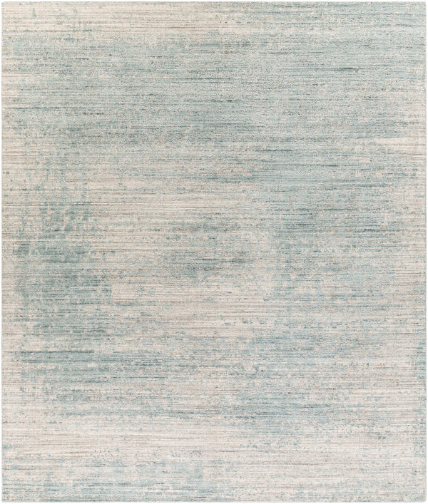 Lucknow LUC-2304 8' x 10' Handmade Rug LUC2304-810  Medium Gray, Taupe, Charcoal, Slate, Deep Teal Surya