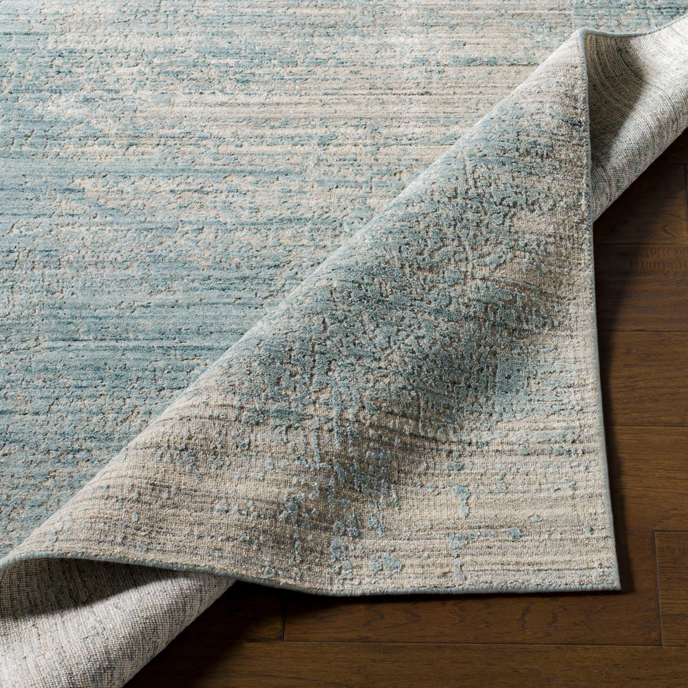 Lucknow LUC-2304 6' x 9' Handmade Rug LUC2304-69  Medium Gray, Taupe, Charcoal, Slate, Deep Teal Surya