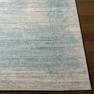 Lucknow LUC-2304 8' x 10' Handmade Rug LUC2304-810  Medium Gray, Taupe, Charcoal, Slate, Deep Teal Surya
