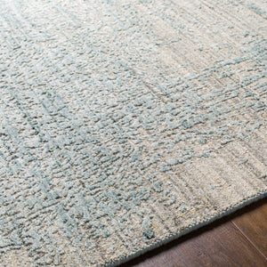 Lucknow LUC-2304 8' x 10' Handmade Rug LUC2304-810  Medium Gray, Taupe, Charcoal, Slate, Deep Teal Surya