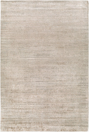 Surya Lucknow Luc-2300 Handmade 2' X 3' Rug - Durable, Chemical-free, Modern Decor With Low Pile Style Taupe Viscose,Wool Luc2306-23