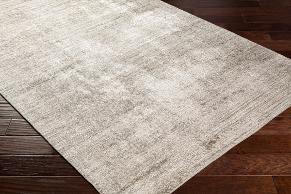 Surya Lucknow Luc-2300 Handmade 2' X 3' Rug - Durable, Chemical-free, Modern Decor With Low Pile Style Taupe Viscose,Wool Luc2306-23