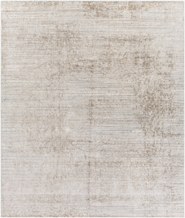 Surya Lucknow Luc-2300 Handmade 2' X 3' Rug - Durable, Chemical-free, Modern Decor With Low Pile Style Taupe Viscose,Wool Luc2306-810
