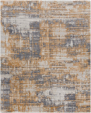 Surya Lucknow Luc-2300 Handmade 2' X 3' Rug - Durable, Chemical-free, Modern Decor With Low Pile Style Ochre Viscose,Wool Luc2309-23