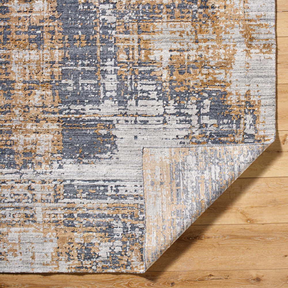 Lucknow LUC-2309 8'10" x 12' Handmade Rug LUC2309-81012  Prairie Dust, Ash, Dark Grey Surya
