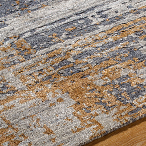 Lucknow LUC-2309 8'10" x 12' Handmade Rug LUC2309-81012  Prairie Dust, Ash, Dark Grey Surya