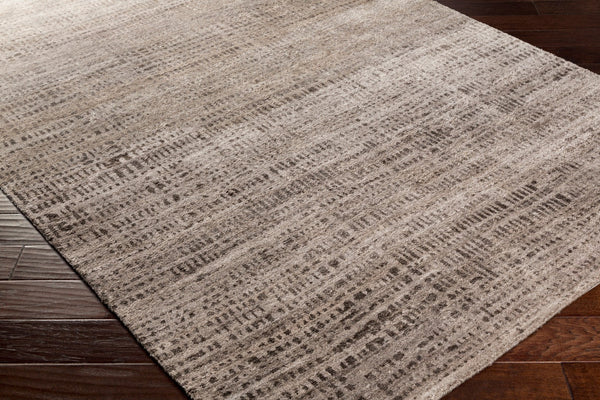 Surya Ludlow Hand-knotted 2' X 3' Viscose Rug - Luxurious Softness, Timeless Elegance For Your Home Decor Dark Brown Viscose Lud2000-46