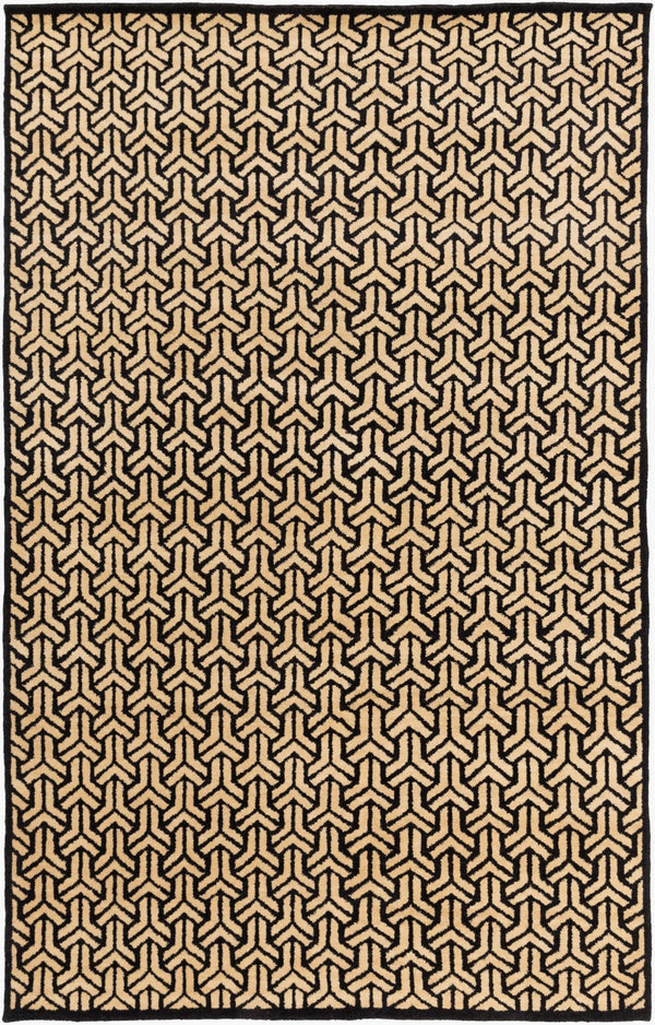Surya Ludlow Hand-knotted 2' X 3' Viscose Rug - Luxurious Softness, Timeless Elegance For Your Home Decor Black Viscose Lud2002-810