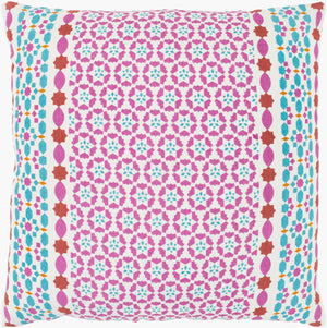 Surya Lucent 18"X18" Global-inspired Accent Pillow - Elegant Cotton Design For Eclectic Home Decor Charm Rust Cotton,Cotton Lue002-2222d