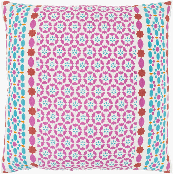 Surya Lucent 18"X18" Global-inspired Accent Pillow - Elegant Cotton Design For Eclectic Home Decor Charm Rust Cotton,Cotton Lue002-2222d