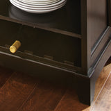 English Elm Steve Silver - Garcia - Silverstone Top Counter - Dark Brown