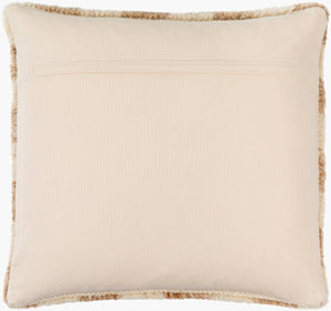 Surya Lukas 18" Accent Pillow – Chic Cotton & Wool Decor For A Cozy, Modern Home Sanctuary, Easy Care! Ivory Wool,Cotton,Cotton Luk001-2020d