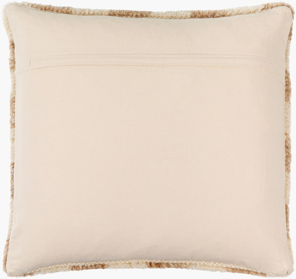 Surya Lukas 18" Accent Pillow – Chic Cotton & Wool Decor For A Cozy, Modern Home Sanctuary, Easy Care! Ivory Wool,Cotton,Cotton Luk001-2020d