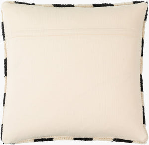 Surya Lukas 18" Accent Pillow – Chic Cotton & Wool Decor For A Cozy, Modern Home Sanctuary, Easy Care! Ivory Wool,Cotton,Cotton Luk002-1818p