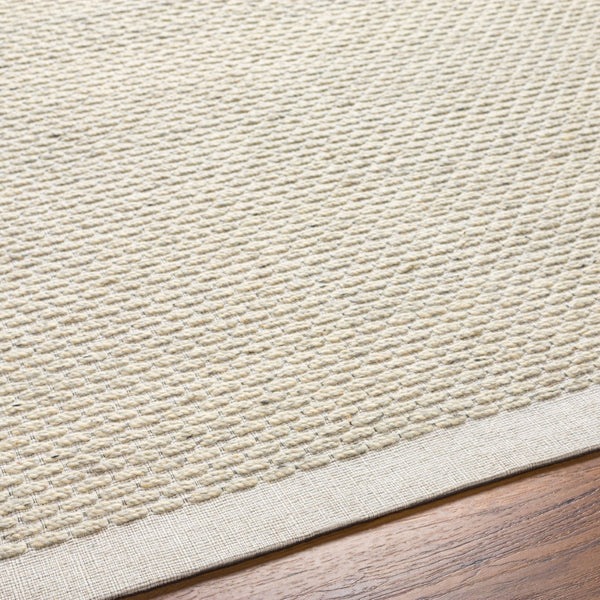 Surya Lumi 2' X 3' Handmade Wool Rug - Cozy Cottage Style, Durable Design For Timeless Home Elegance Cream Wool Lum2300-23