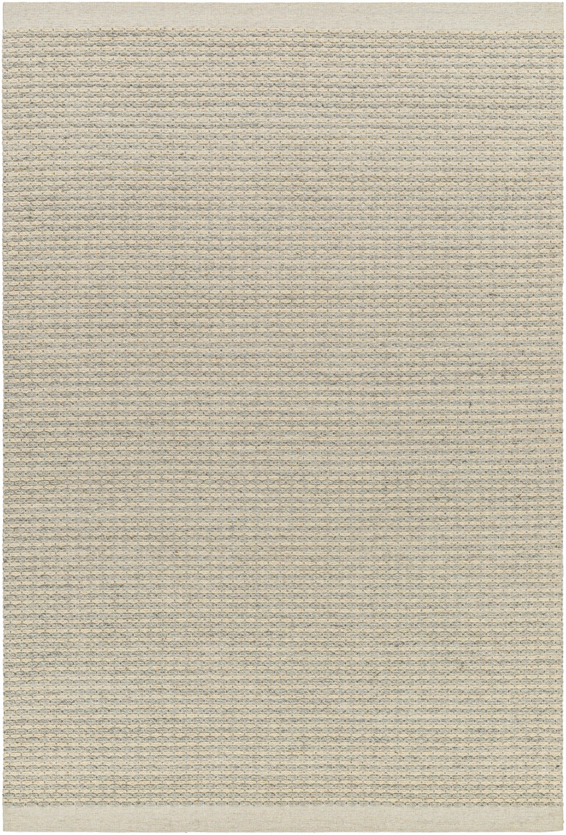 Lumi LUM-2301 8' x 10' Handmade Rug LUM2301-810  Cream, Light Gray, Black Surya