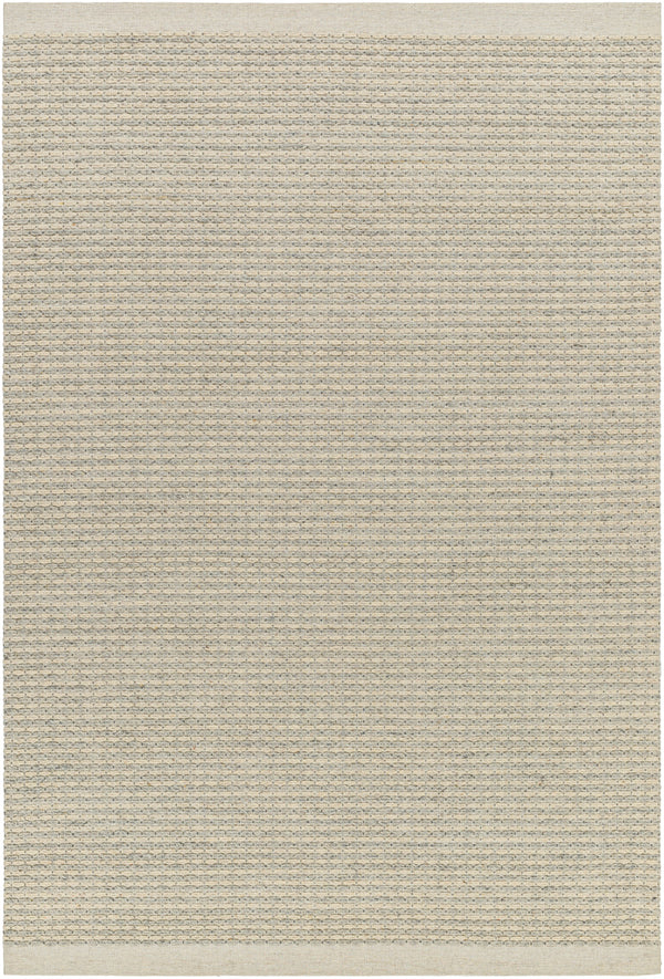 Lumi LUM-2301 8' x 10' Handmade Rug LUM2301-810  Cream, Light Gray, Black Surya