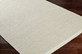 Lumi LUM-2301 8' x 10' Handmade Rug LUM2301-810  Cream, Light Gray, Black Surya