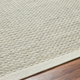 Lumi LUM-2301 8' x 10' Handmade Rug LUM2301-810  Cream, Light Gray, Black Surya