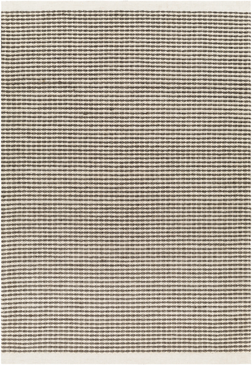 Lumi LUM-2302 8' x 10' Handmade Rug LUM2302-810  Cream, Light Gray, Black Surya