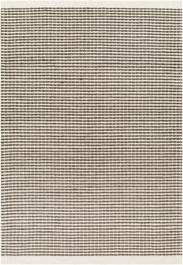 Lumi LUM-2302 8' x 10' Handmade Rug LUM2302-810  Cream, Light Gray, Black Surya