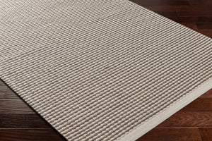 Lumi LUM-2302 8' x 10' Handmade Rug LUM2302-810  Cream, Light Gray, Black Surya