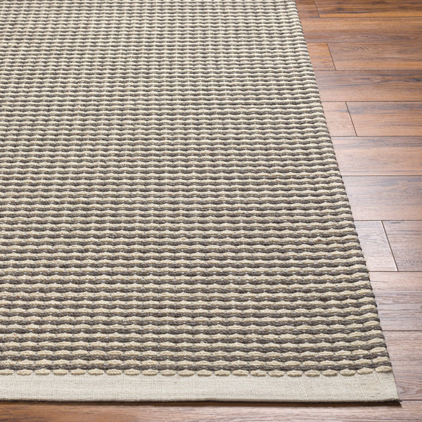 Lumi LUM-2302 8' x 10' Handmade Rug LUM2302-810  Cream, Light Gray, Black Surya