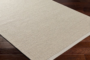 Surya Lumi 2' X 3' Handmade Wool Rug - Cozy Cottage Style, Durable Design For Timeless Home Elegance Cream Wool Lum2303-23