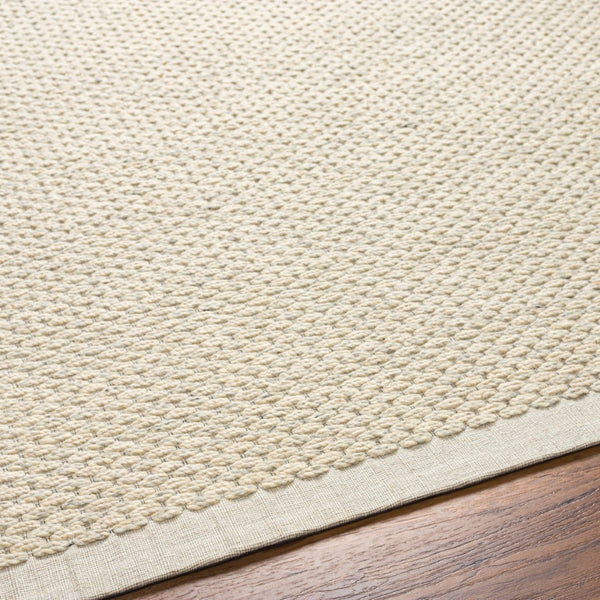Surya Lumi 2' X 3' Handmade Wool Rug - Cozy Cottage Style, Durable Design For Timeless Home Elegance Cream Wool Lum2303-23
